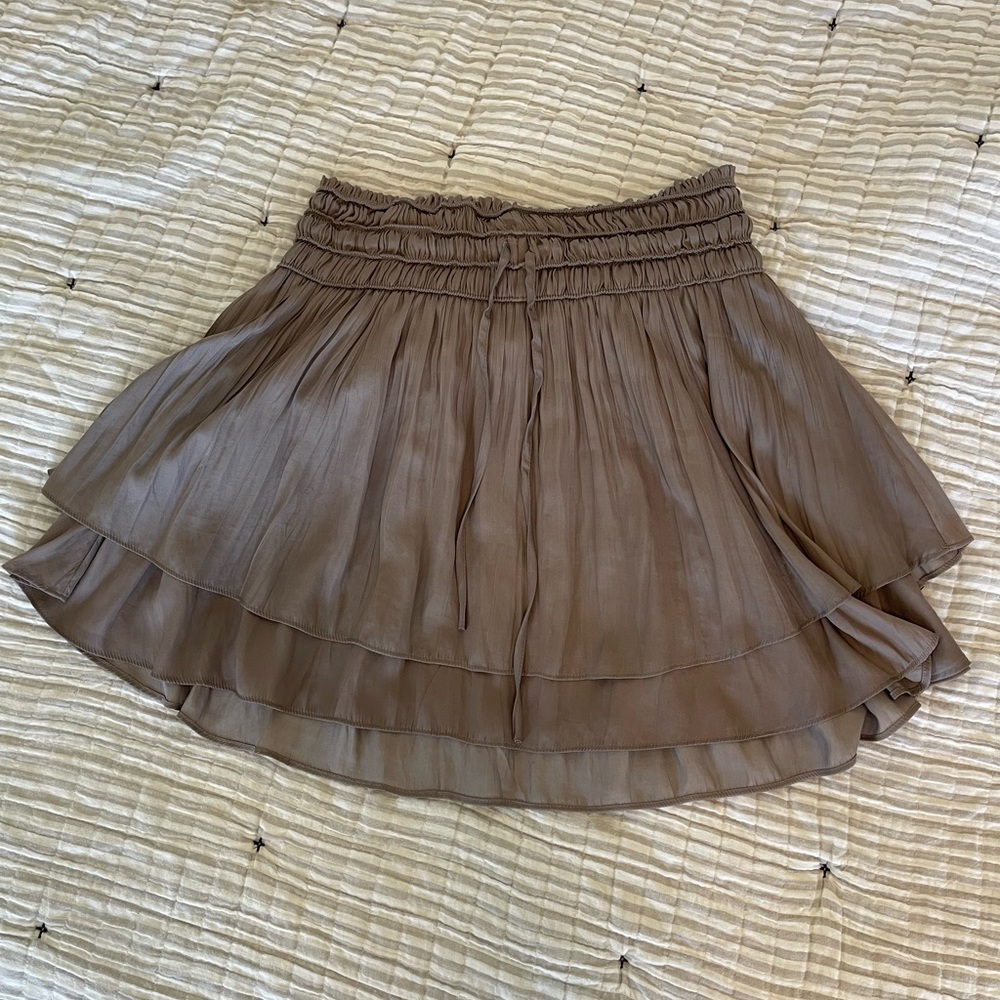Flowy Mini Skirt Mustard Seed Small